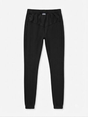BOA Black Athletic Running Pants Joggers Mesh Panel Activewear Size XL